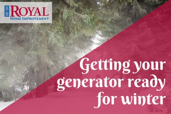 Getting Your Generator Ready For Winter